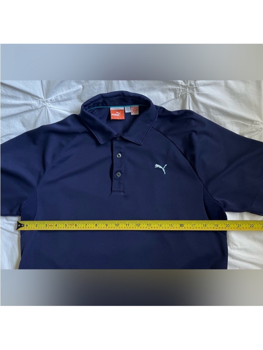 Lot of 3 Puma Men's Navy and Royal Blue Golf Polo Pack, size Medium - Picture 2 of 11